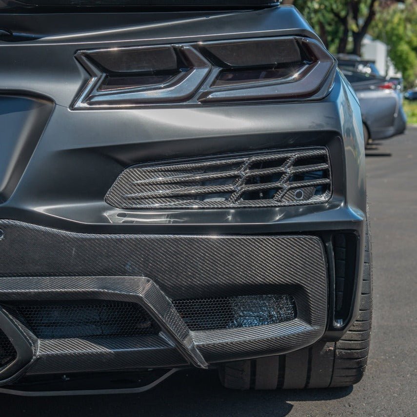 Rear Bumper Grille Vent – Fits Corvette C8 Z06